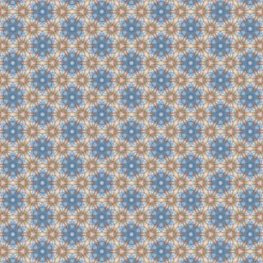 Soyut oryantal dikişsiz halı biçimi