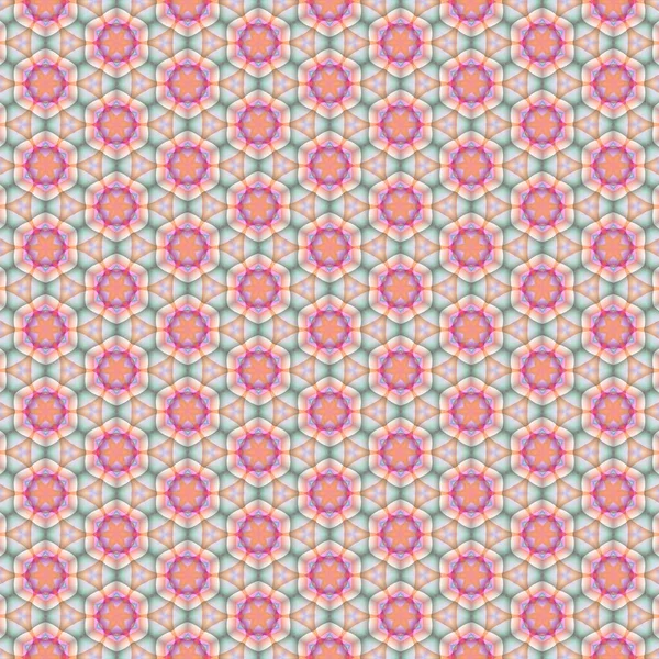 Kaleidoskop Abstraktní Pozadí Pro Potisk Tkanin Dekorativní Mozaika Barevná Textura — Stock fotografie