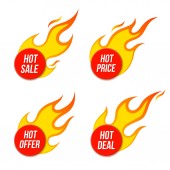 Hot prodej cena nabídka řešení vektorové štítky šablony návrhů samolepek s plamenem