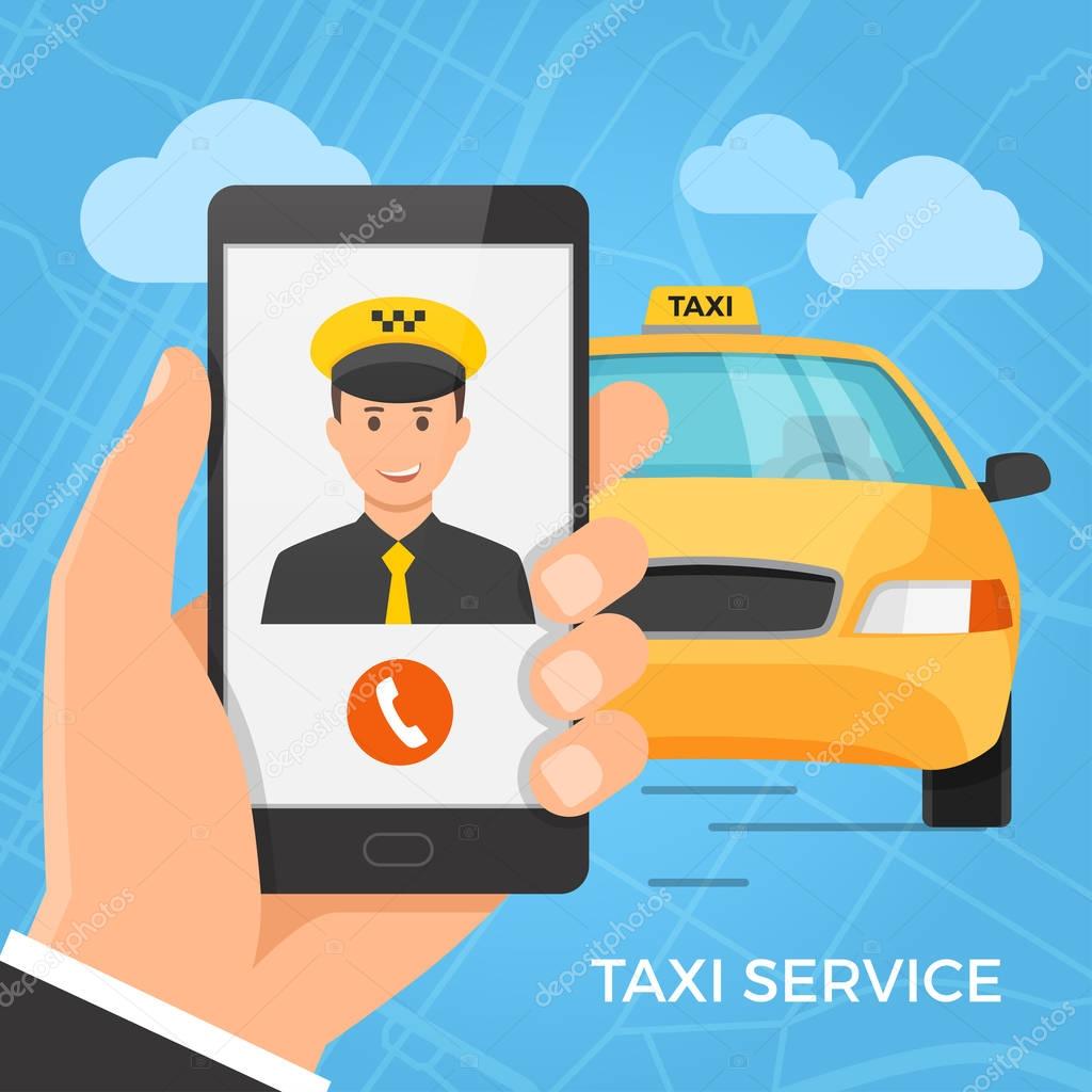 Taxi service concept