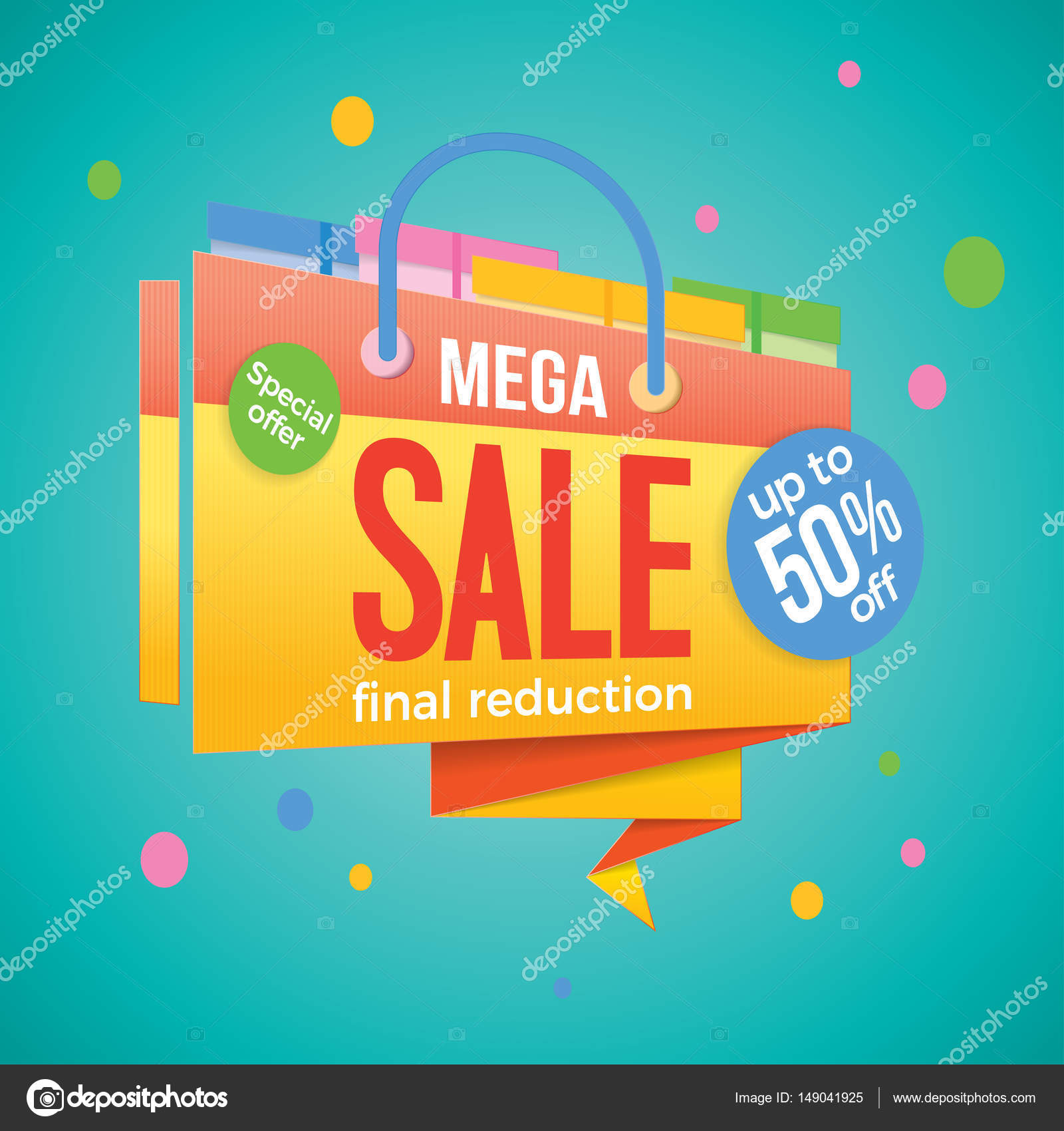 Sale label price tag banner badge template sticker design. Stock Vector