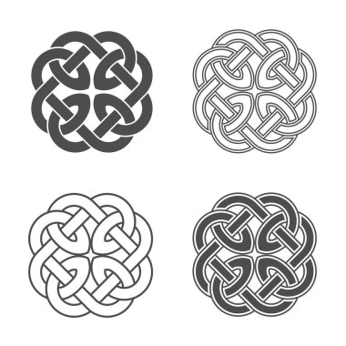 Vektör celtic knot. Etnik süsleme.