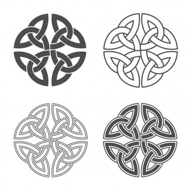 Vektör celtic knot. Etnik süsleme.