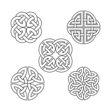Vektör celtic knot. Etnik süsleme.