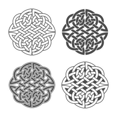 Vektör celtic knot. Etnik süsleme.