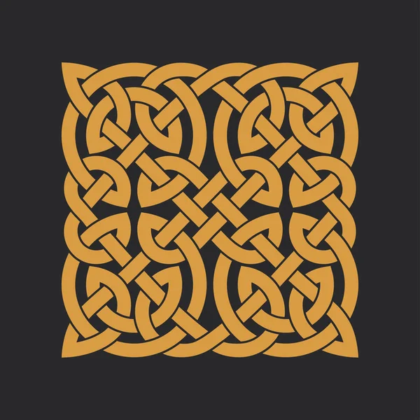 Vektör celtic knot. Etnik süsleme. Geometrik tasarım. — Stok Vektör