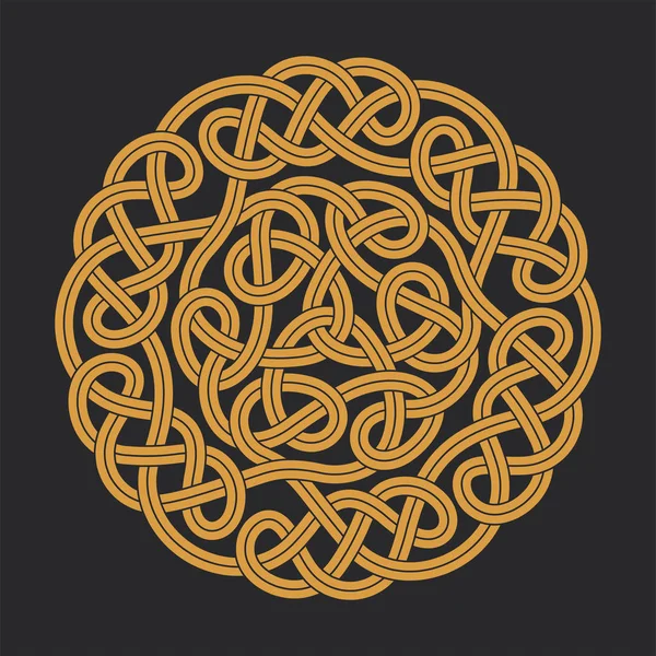 Vector celtic circle cross — Stock vektor