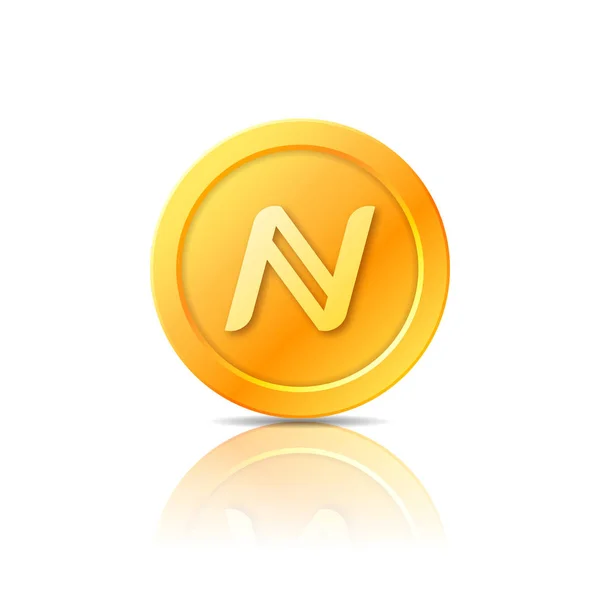Namecoin σύμβολο, εικόνα, σύμβολο, έμβλημα. Εικονογράφηση διάνυσμα. — Διανυσματικό Αρχείο