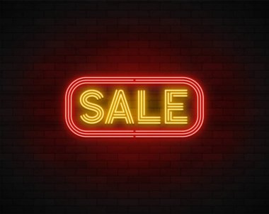 Neon ışığı doğrusal promosyon afiş, fiyat etiketi, hoş geldiniz