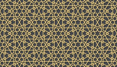 Otantik Arap styl seamless modeli ile Seamless Modeli