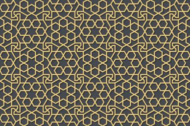 Otantik Arap styl seamless modeli ile Seamless Modeli