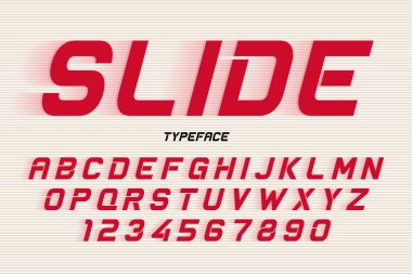 Vektör dekoratif yazı tipi tasarım, alfabe, yazı, tipografi, l