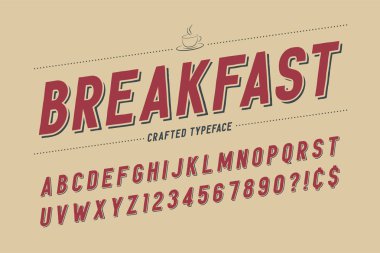 Yoğun retro ekran yazı tipi tasarımı, alfabe, karakter kümesi, ty