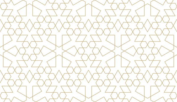 Seamless pattern in authentic arabian style. Unexpanded strokes