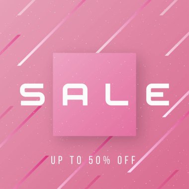 Vektör soyut şık satış banner tasarım, promosyon poster, di