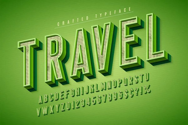 İyi hisler retro yazı. 3D görüntü yazı tipi, poster