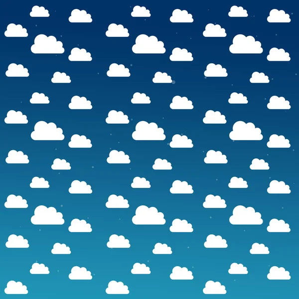 Gece bulutları arka planda pürüzsüzdür