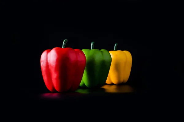 Sladká paprika nebo pepř nebo Capcicum It, aby forma plastové — Stock fotografie