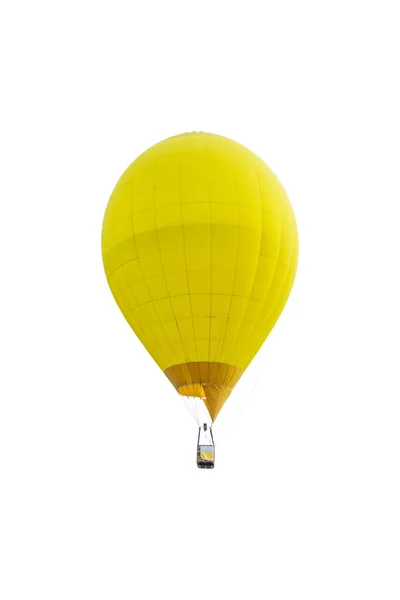 Balão de ar quente isolado no fundo branco — Fotografia de Stock