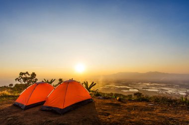 Görünüm noktada Doi Sa-sivil toplum örgütü, Chiang Sean, Chiang Rai Eyaleti, Tayland