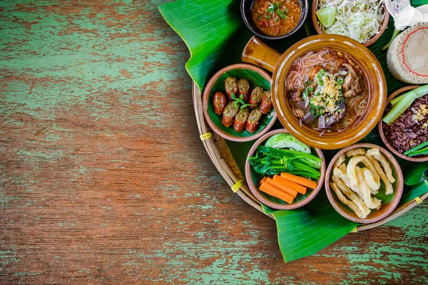 Hagyomány Észak-Thai food. — Stock Fotó