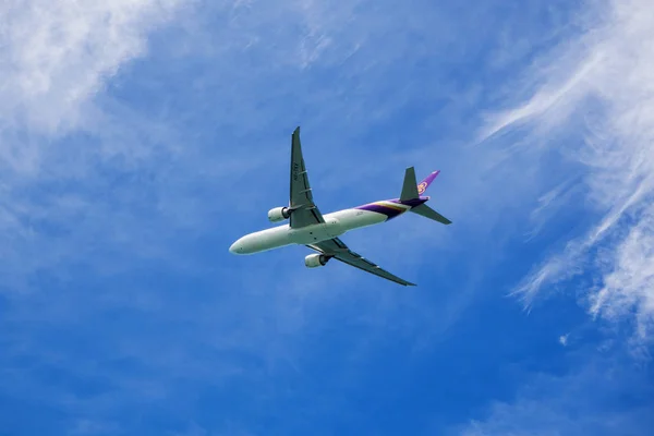 Phuket Tailândia Outubro 2017 Avião Das Vias Aéreas Tailandesas Boeing — Fotografia de Stock