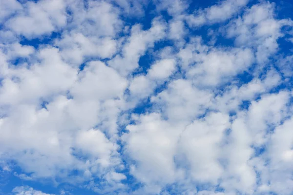 Wolkenlandschaft Mit Altocumulus Wolken Altocumulus Wolke Mittlerer Höhe Stratocumuliform Natürlicher Stockfoto