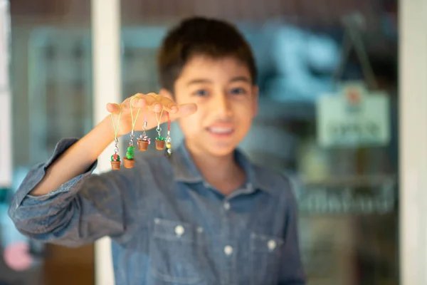 Kind Leren Kunst Schilderen Knutselen Kunstklas — Stockfoto