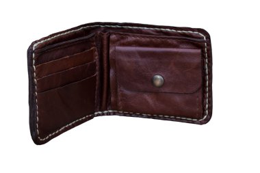 Vintage tarzı deri cüzdan 