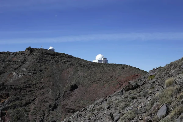 La Palma 'daki gözlemevi - kanarya adaları