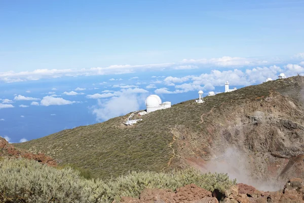 La Palma 'daki gözlemevi - kanarya adaları
