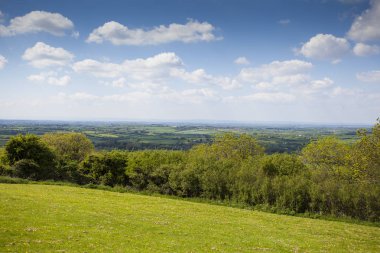 Üzerinde çok sayıda vadiler manzara