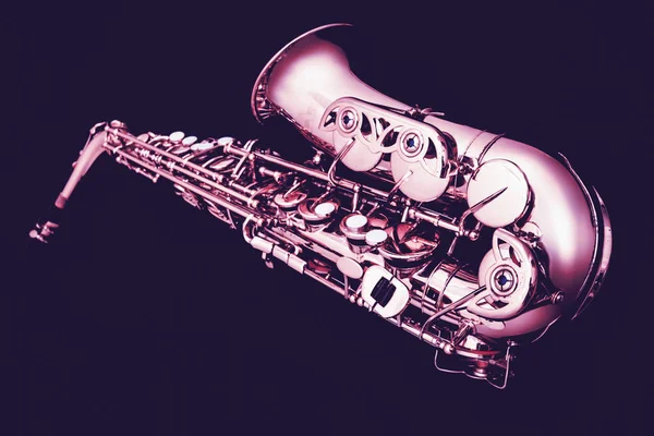 Musikinstrument saxofon — Stockfoto