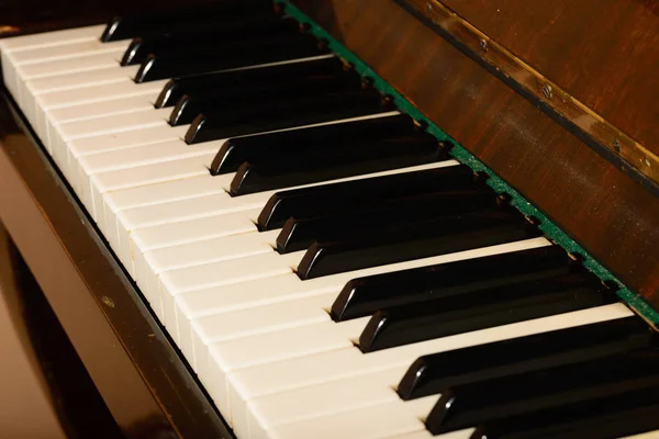 Cordas de piano som afinação musi — Fotografia de Stock
