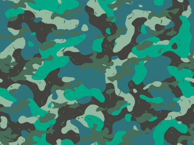 Askeri tekstil için tam kusursuz kamuflaj dokusu deri modeli vektörü. Ceket Pantolonu, Gömlek ve Şort için kullanılabilir. Kumaş baskısı ve duvar kağıdı avlamak için kirli ordu kamuflaj tasarımı. 