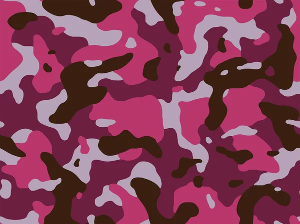 Vollständige Nahtlose Camouflage Textur Hautmustervektor Für Dekor Und Textil Army — Stockvektor
