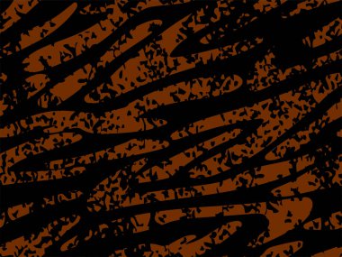 Tam dikişsiz kaplan ve zebra şeritli hayvan derisi deseni. Kaplan renkli tekstil kumaş baskı için tasarlanmış. Moda kullanımı için uygun.