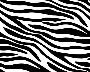 Zebra ve kaplan çizgileri için kusursuz duvar kâğıdı. Hayvan derisi desenli. Tekstil kumaş baskısı için siyah beyaz tasarım. Moda ve ev tasarımı uyuyor..