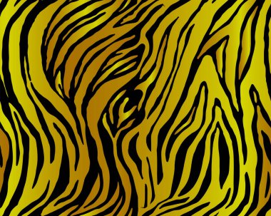 Tam dikişsiz kaplan ve zebra şeritli hayvan derisi deseni. Kaplan renkli tekstil kumaş baskı için tasarlanmış. Moda kullanımı için uygun.