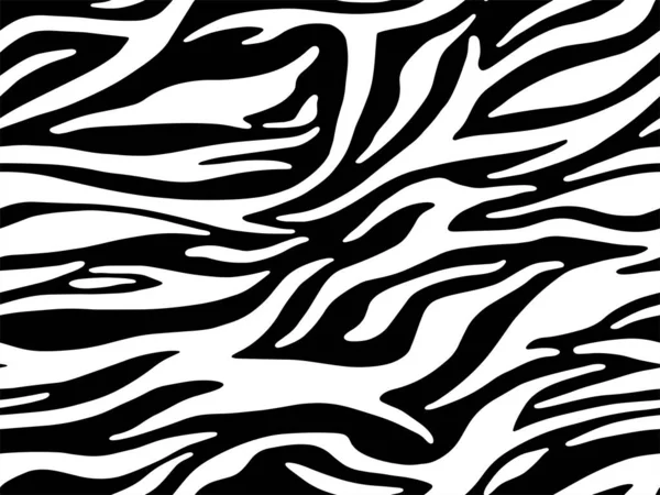 Papier Peint Complet Sans Couture Pour Zèbre Motif Peau Animal — Image vectorielle
