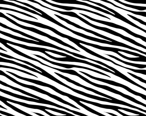 Papel Parede Completo Sem Costura Para Zebra Tigre Listras Padrão — Vetor de Stock