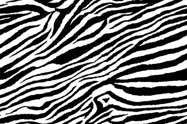 Full Sömlös Tapet För Zebra Och Tiger Ränder Djur Hud — Stock vektor