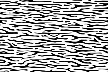 Zebra ve kaplan çizgileri için kusursuz duvar kâğıdı. Hayvan derisi desenli. Tekstil kumaş baskısı için siyah beyaz tasarım. Moda ve ev tasarımı uyuyor..