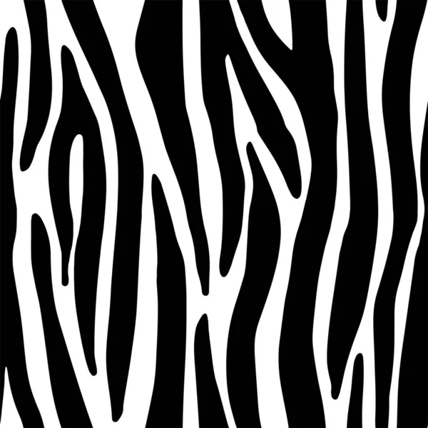 Full Sömlös Zebra Och Tiger Ränder Djur Hud Mönster Illustration — Stock vektor