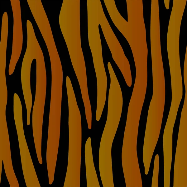 Полный Бесшовный Тигр Зебра Полосы Животного Рисунок Кожи Конструкция Печати — стоковый вектор