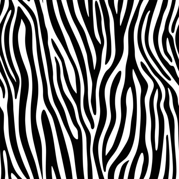 Papier Peint Complet Sans Couture Pour Zèbre Motif Peau Animal — Image vectorielle