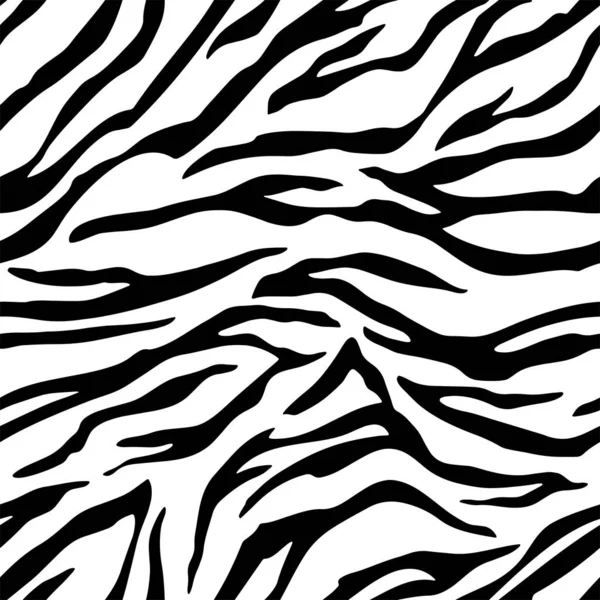 Zebra ve kaplan çizgileri için kusursuz duvar kâğıdı. Hayvan derisi desenli. Tekstil kumaş baskısı için siyah beyaz tasarım. Moda ve ev tasarımı uyuyor..