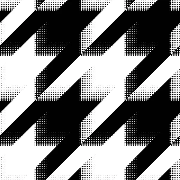 Volledige Naadloze Moderne Abstracte Patroon Vector Klassiek Zwart Wit Design — Stockvector