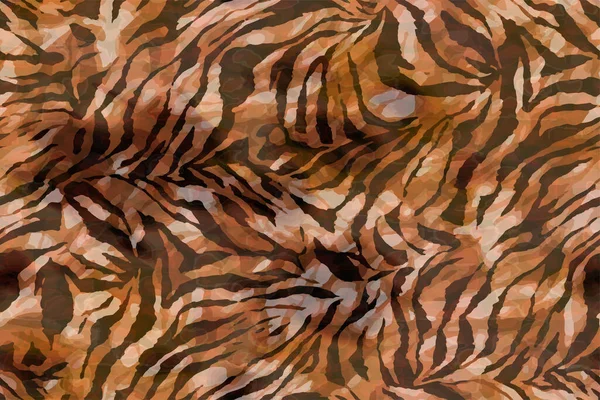 Papel Parede Completo Sem Costura Para Zebra Tigre Listras Padrão — Vetor de Stock