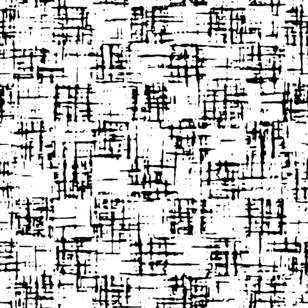 Full Seamless Abstract Pattern Vecteur Monochrome Robe Noire Blanche Tissu — Image vectorielle